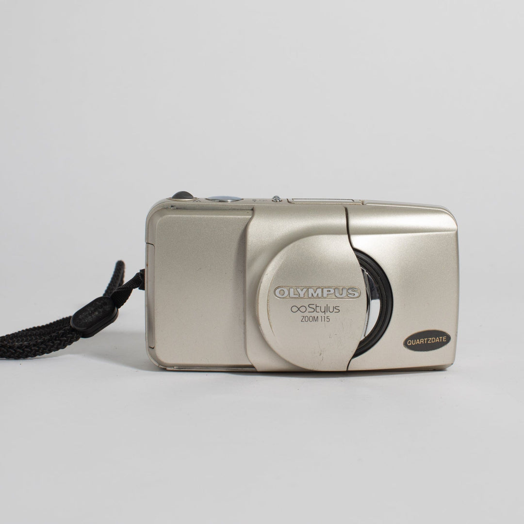 Olympus Stylus Zoom 115 with 38-115mm lens with strap