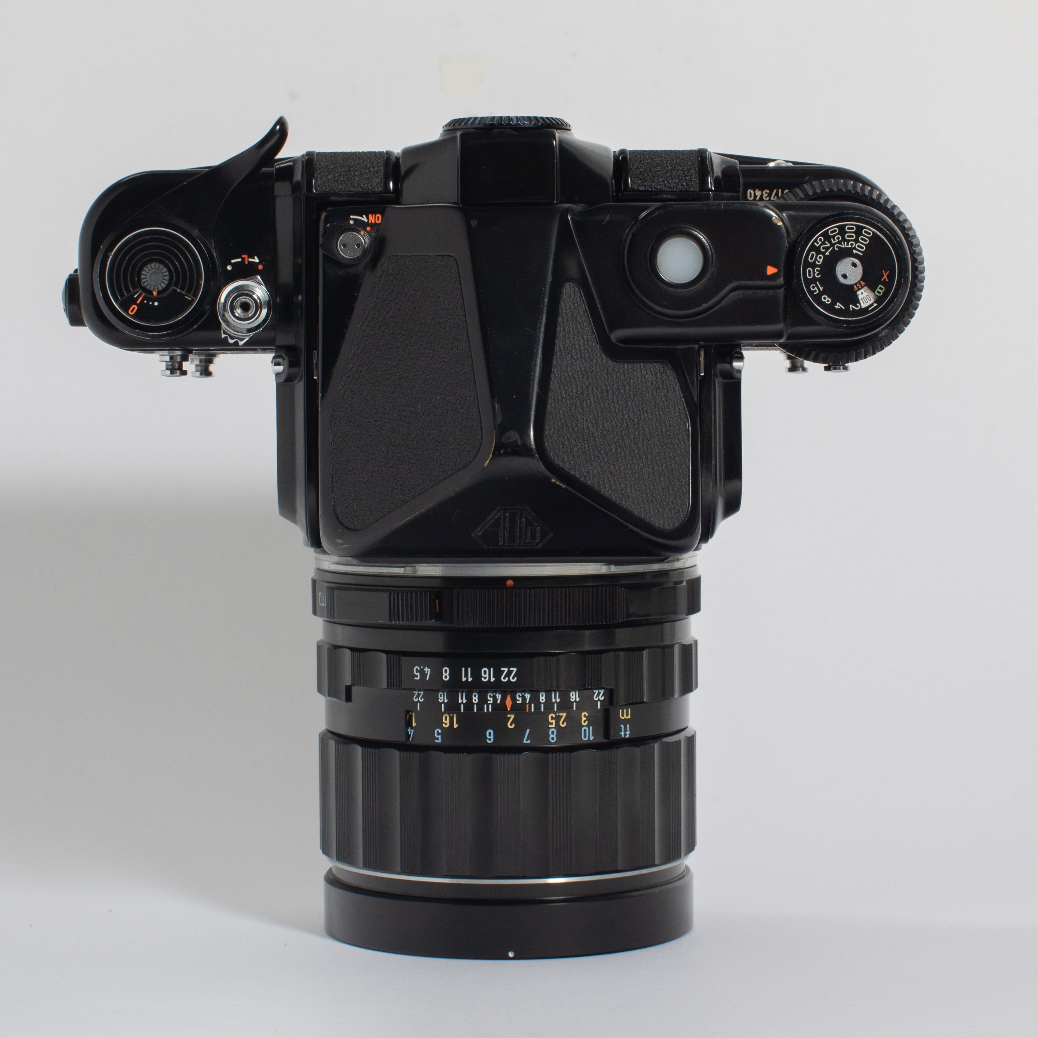 Asahi Pentax 6x7 MLU with 75mm f/4.5 Lens and TTL Prism Finder - FRESH CLA