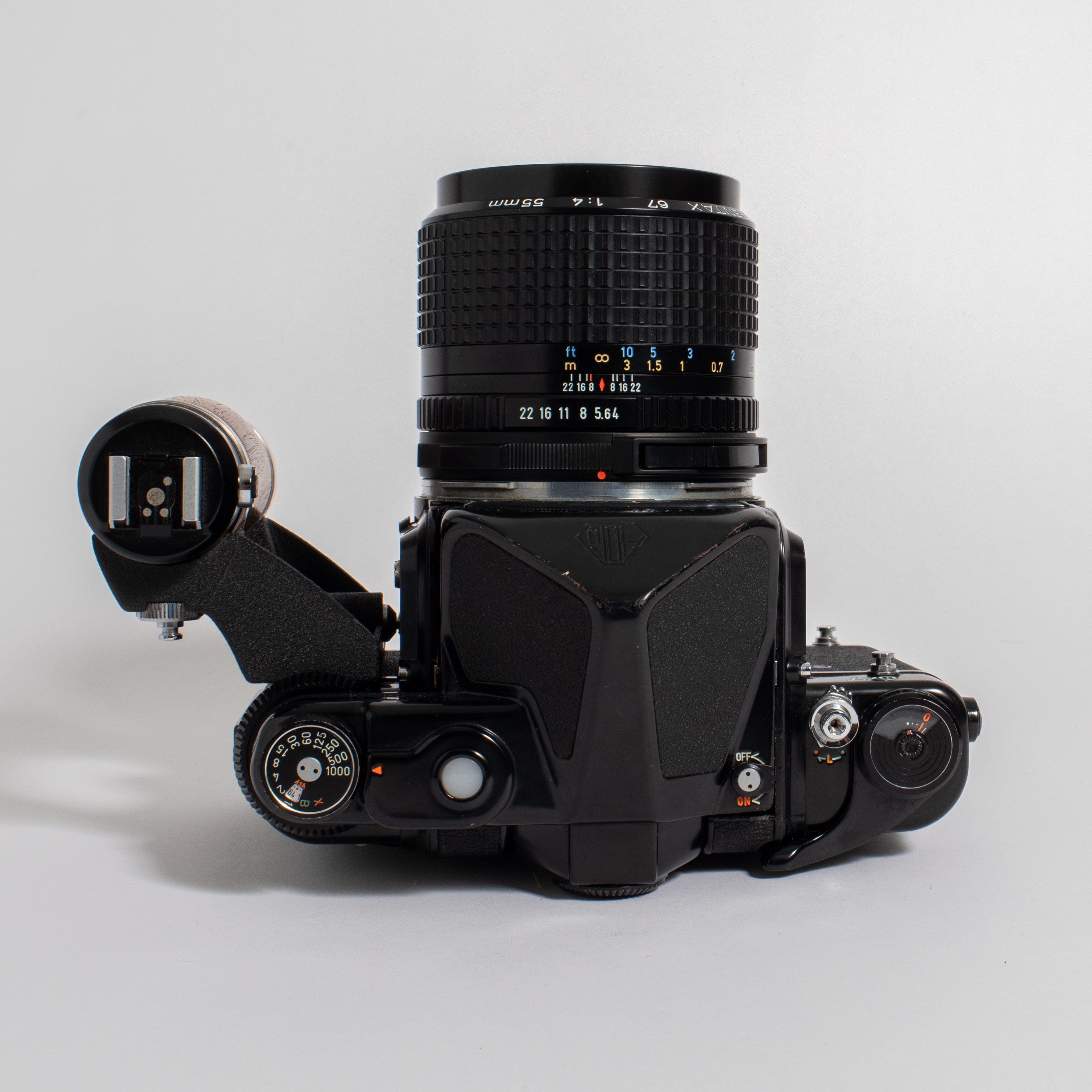 Fresh CLA: Pentax 6x7 MLU with SMC Pentax 67 55mm f/4 Lens, Auto