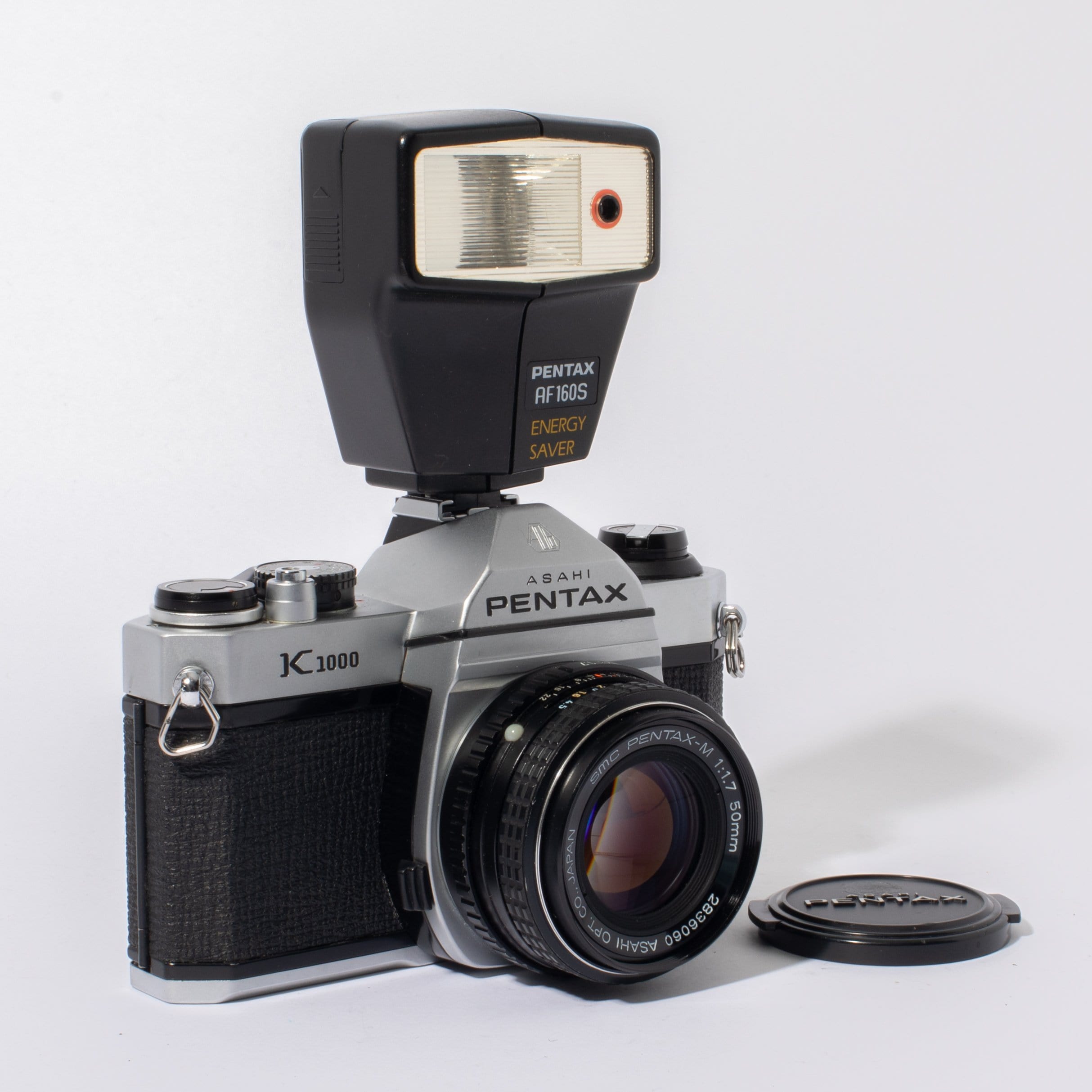 Pentax K1000 with 50mm f/1.7 Lens & Flash - FRESH CLA – Film