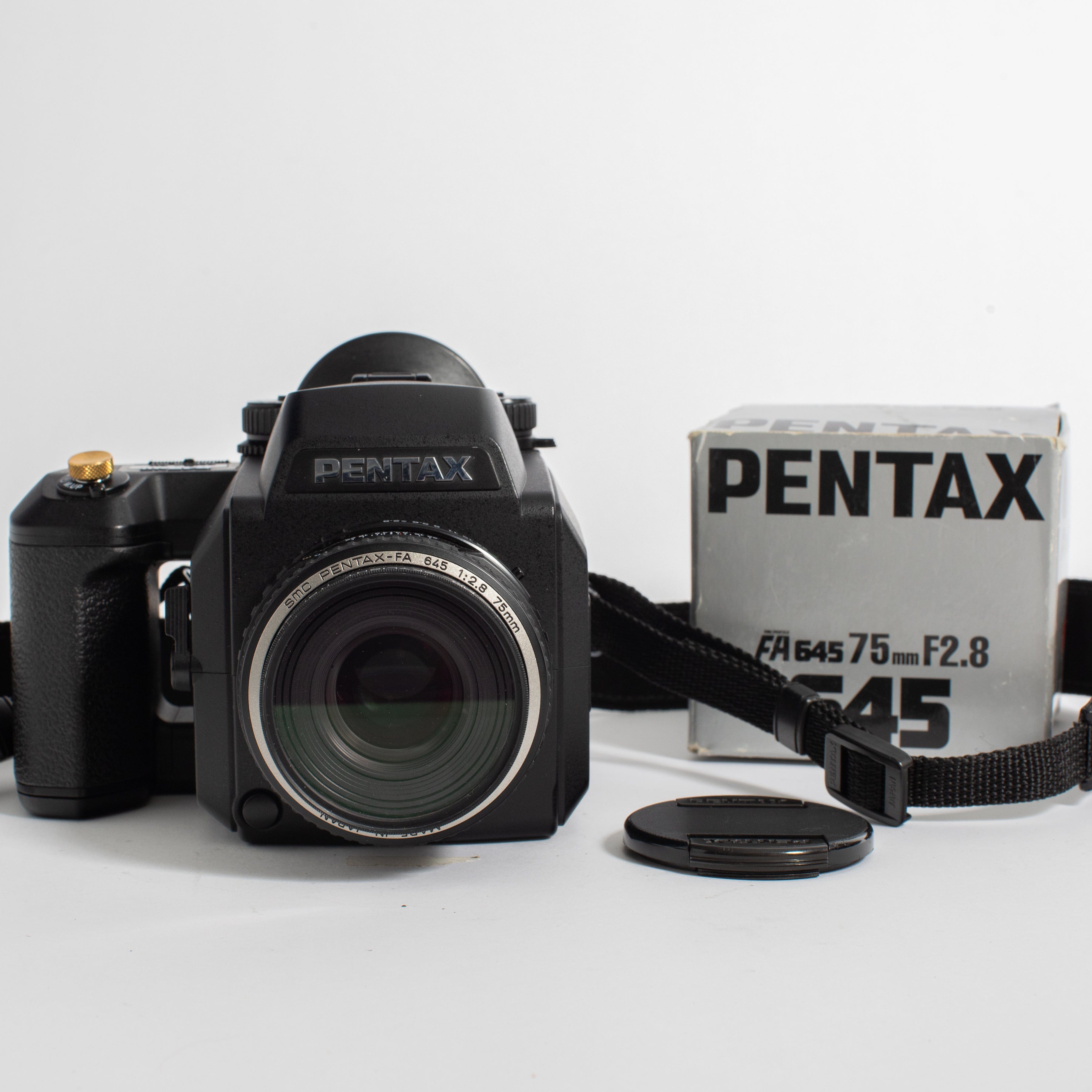 Pentax 645NII with SMC Pentax-FA 75mm f/2.8 Lens