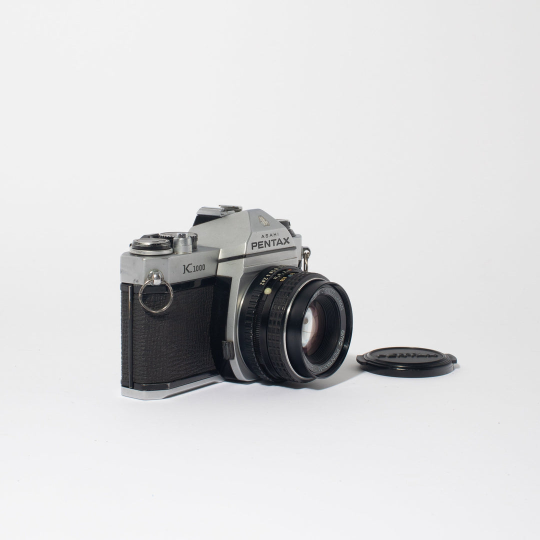 Pentax K1000 with 50mm f/2 Lens & Bag