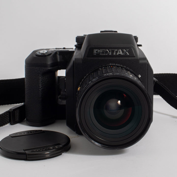 Pentax 645NII with SMC Pentax-A 45mm f/2.8 Lens and SMC Pentax-FA 75mm f/2.8 Lens