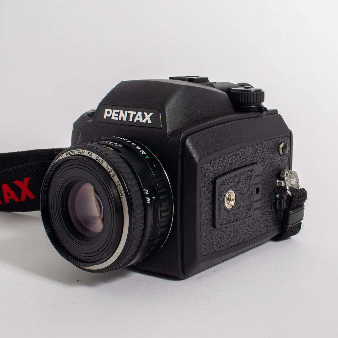 Pentax 645NII with SMC Pentax-A 45mm f/2.8 Lens and SMC Pentax-FA 75mm f/2.8 Lens