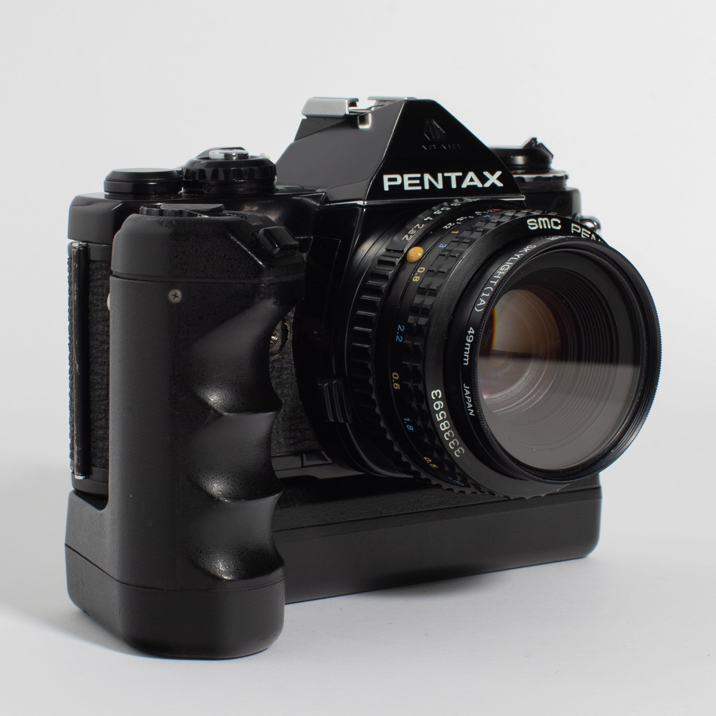 Pentax ME with 50mm SMC Pentax-M f/2 u0026 Power Winder – Film Supply Club