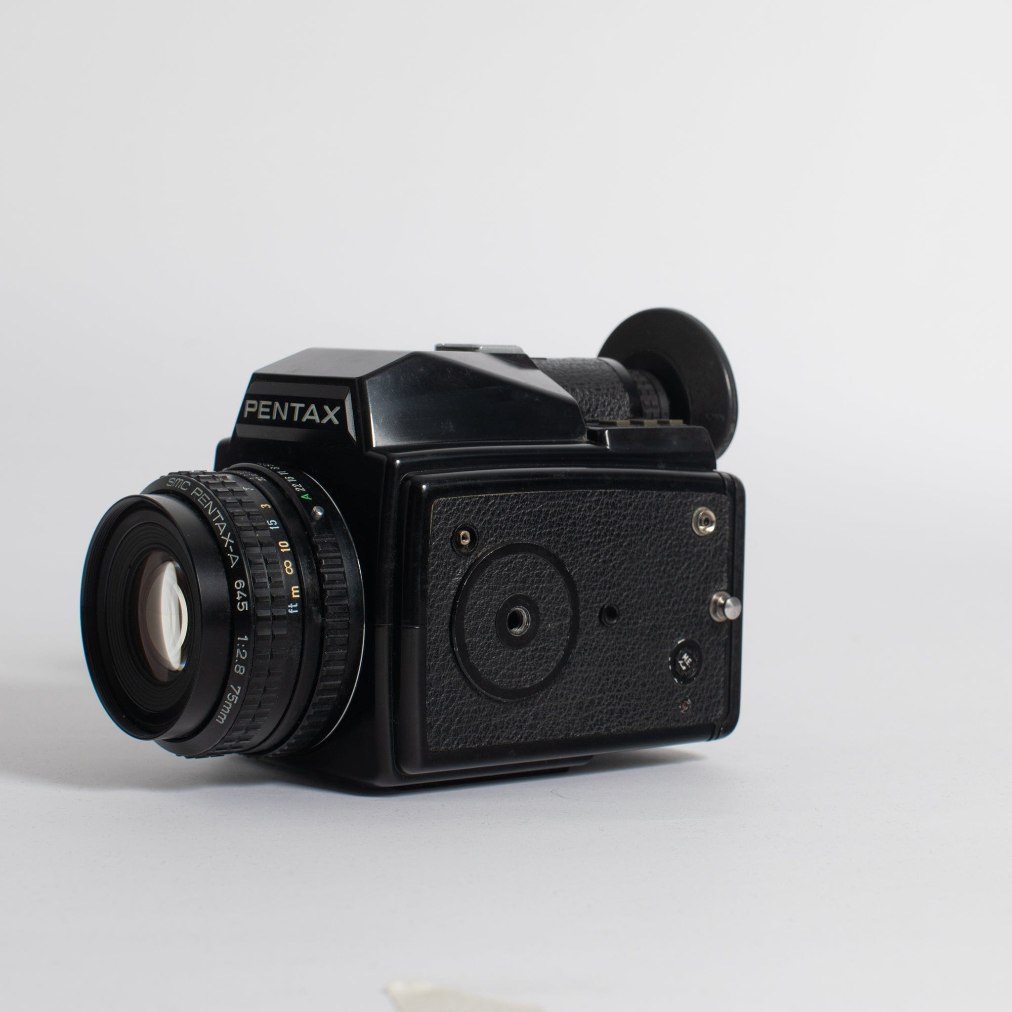 Pentax 645 with a SMC Pentax-A 75mm f/2.8 Lens – Film Supply
