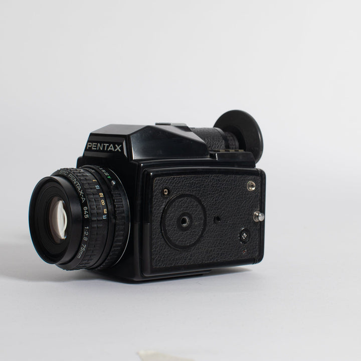 Pentax 645 with a SMC Pentax-A 75mm f/2.8 Lens