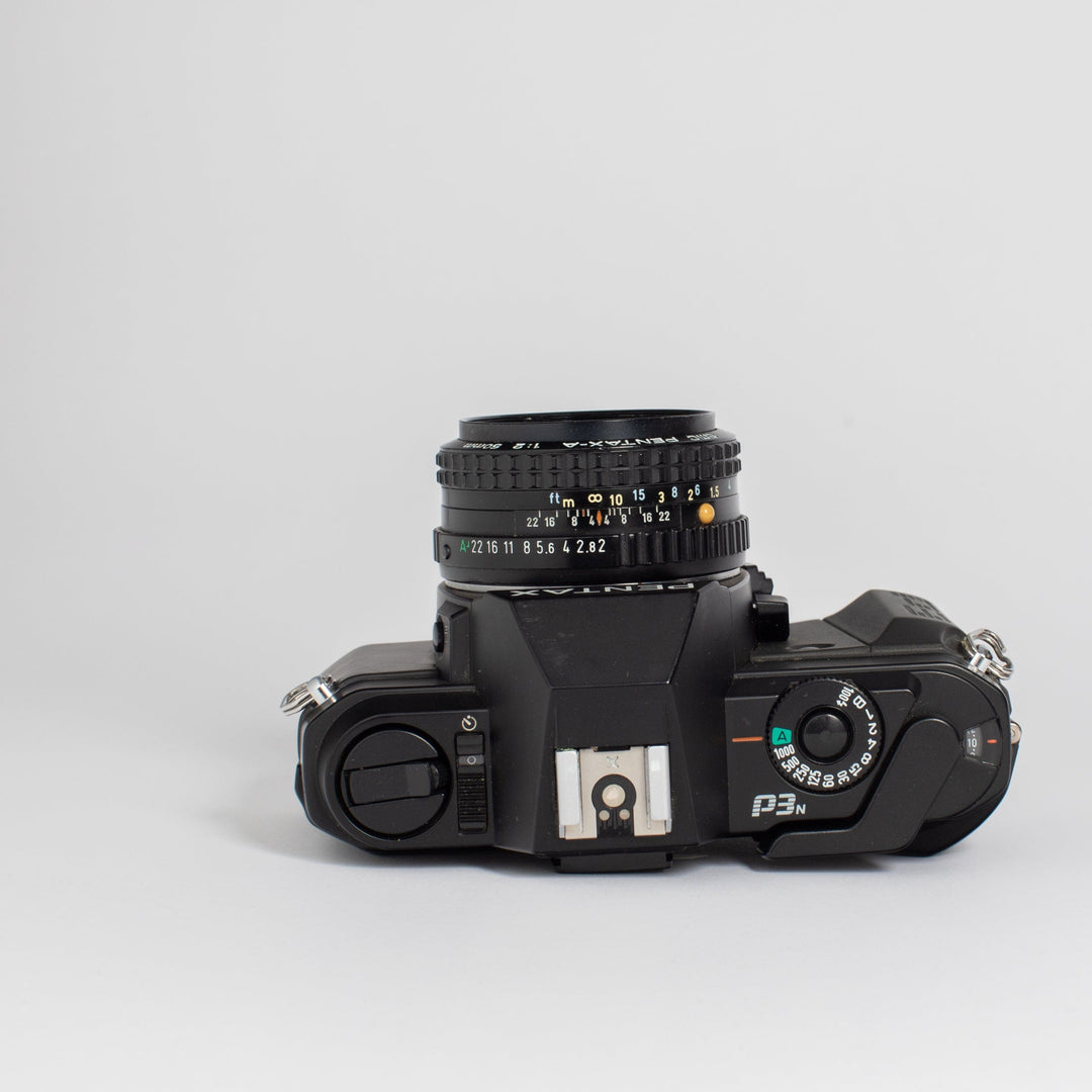Pentax P3n w/ SMC Pentax-A 50mm f/2 lens