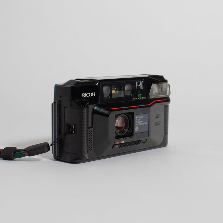 Ricoh FF-90 Point and Shoot Camera with wrist strap