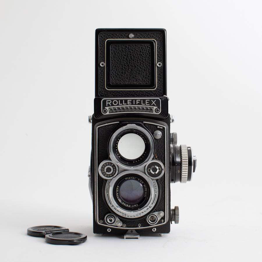 Rolleiflex 3.5D 75mm f3.5 Zeiss Planar lens Nr. 1781277 – Film 