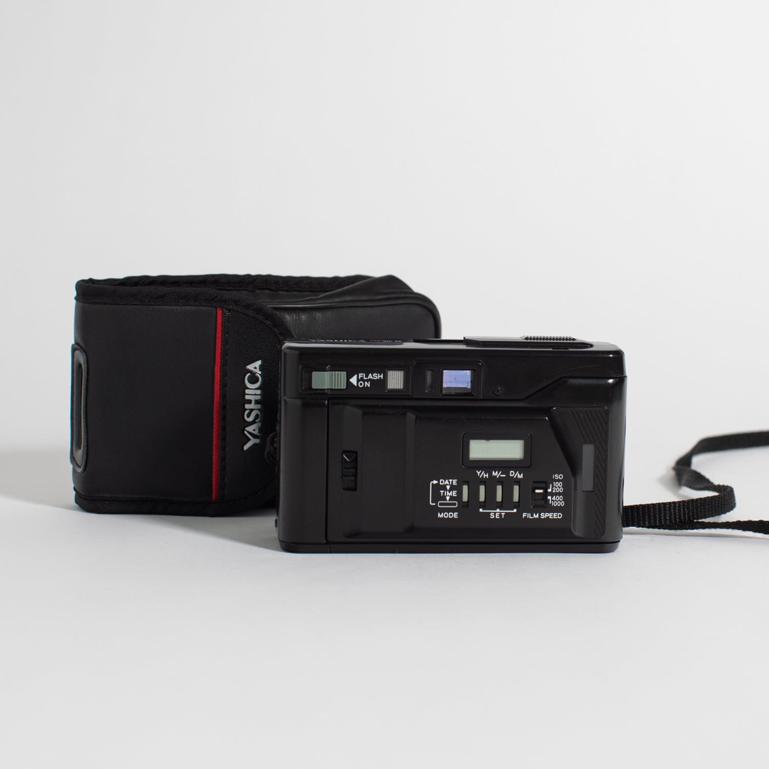 Yashica T AF-D with original pouch, strap – Film Supply Club