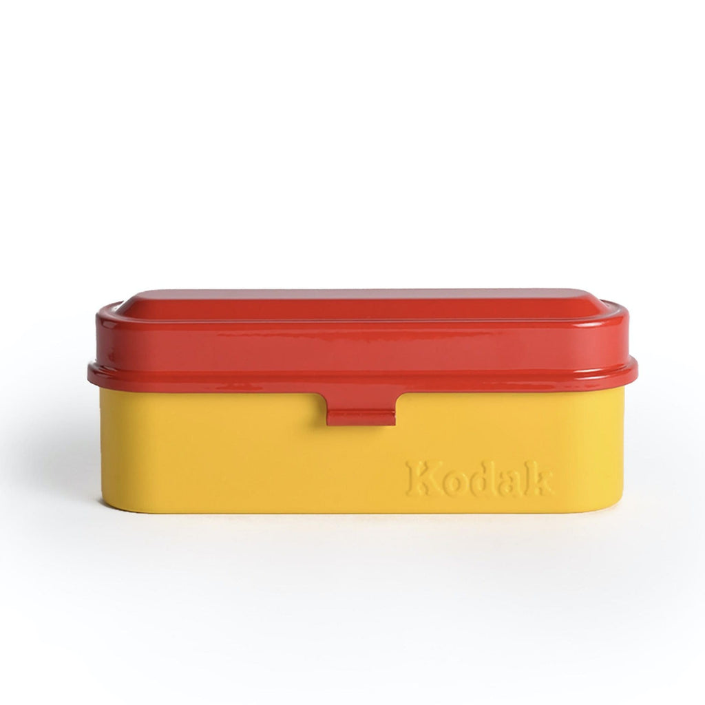 Kodak Steel 135 Film Case (Red Lid-Yellow Body)