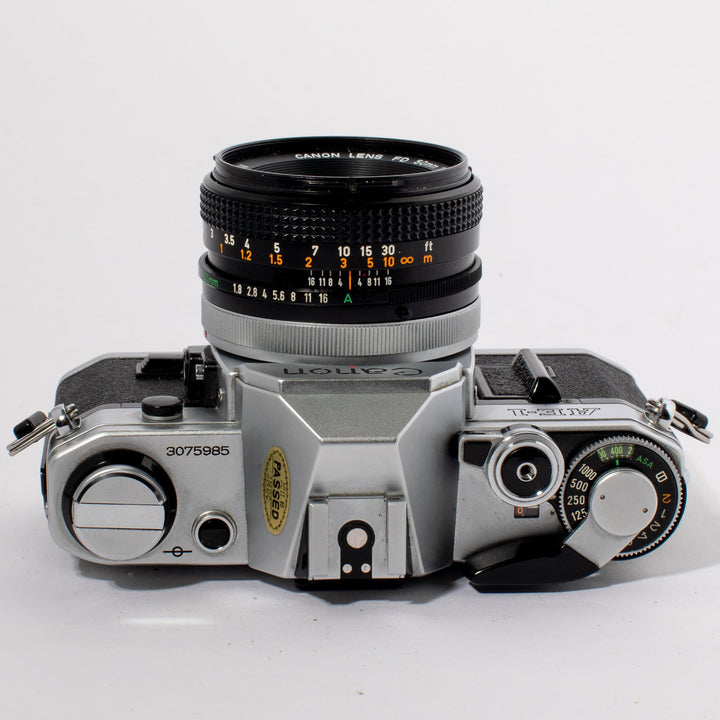 Canon AE-1 with 50mm f/1.8 SC Lens