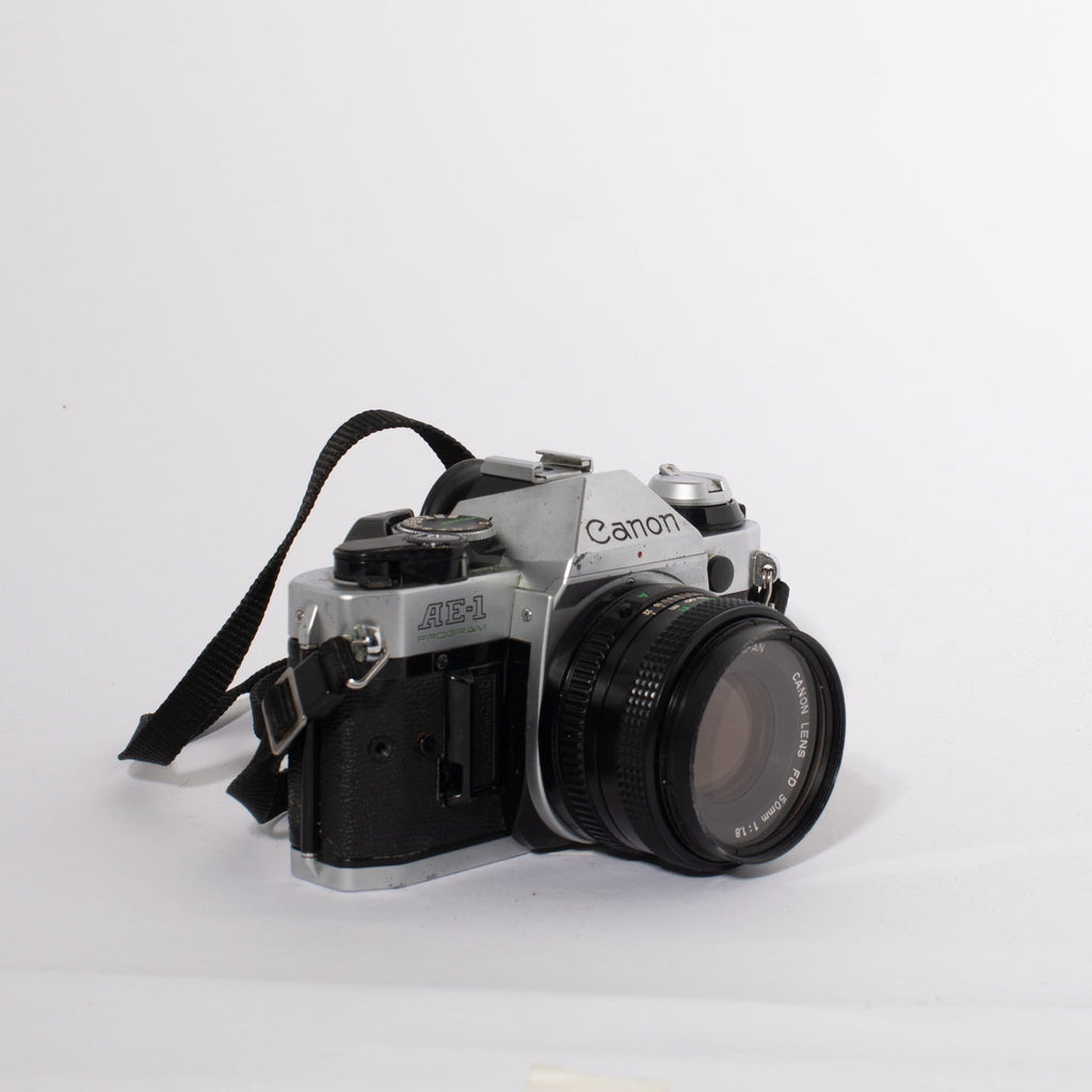 【H2098】Canon AE-1 +Canon FD 50ｍｍ 1.8 Amazon.com: Canon 50MM f1.8 FD Mount Lens for SLR Canon A-1