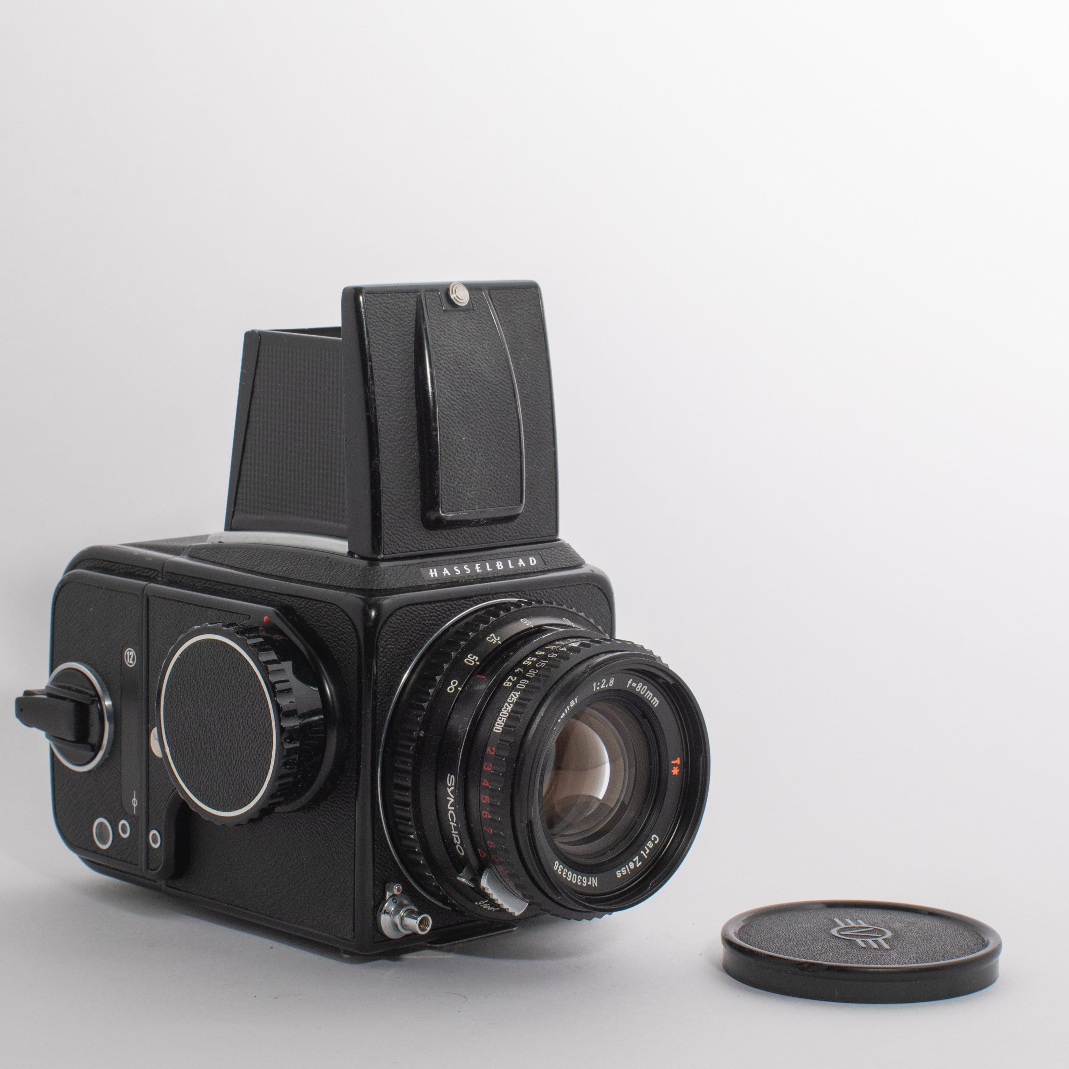 Hasselblad 500C/M Black with a Carl Zeiss 80mm Planar 2.8 Lens 