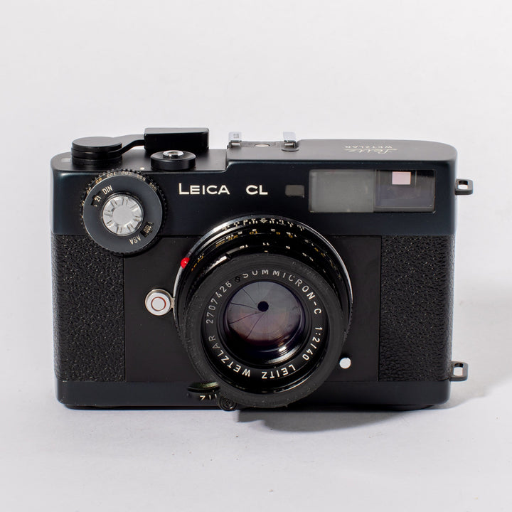 Leica CL (Black) with Wetzlar Sumicron-C 40mm f/2 Lens