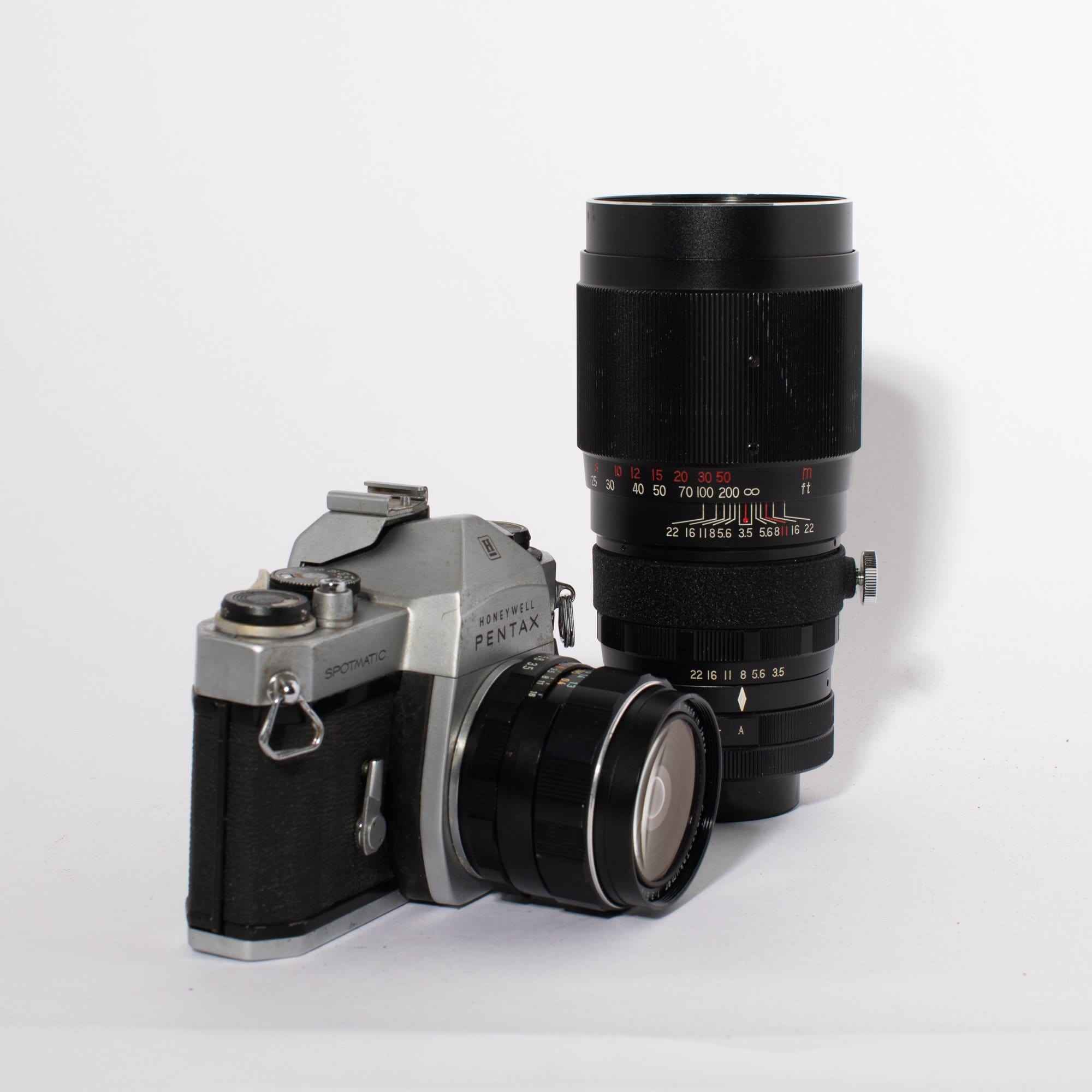 Honeywell Pentax Spotmatic (28mm and 200mm Kit) - FRESH CLA