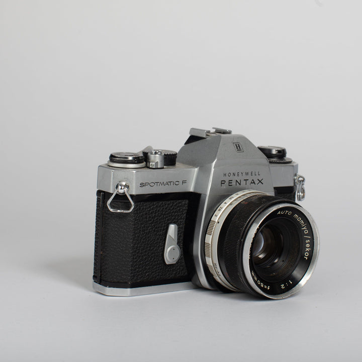 Pentax Spotmatic F with 50mm F/2 Mamiya Sekor Lens