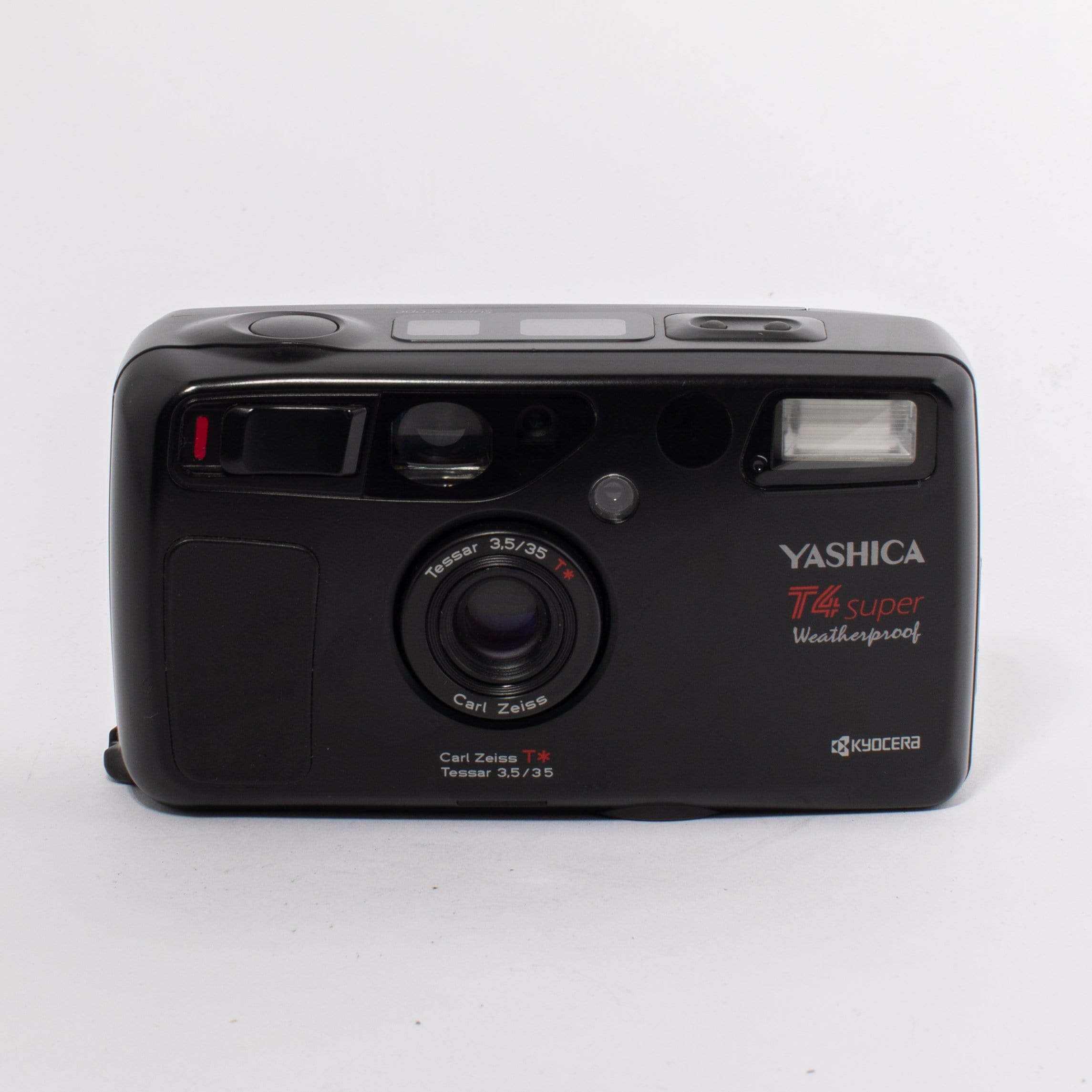 Yashica T4 Super - Black with Vintage Yashica Carrying Pouch